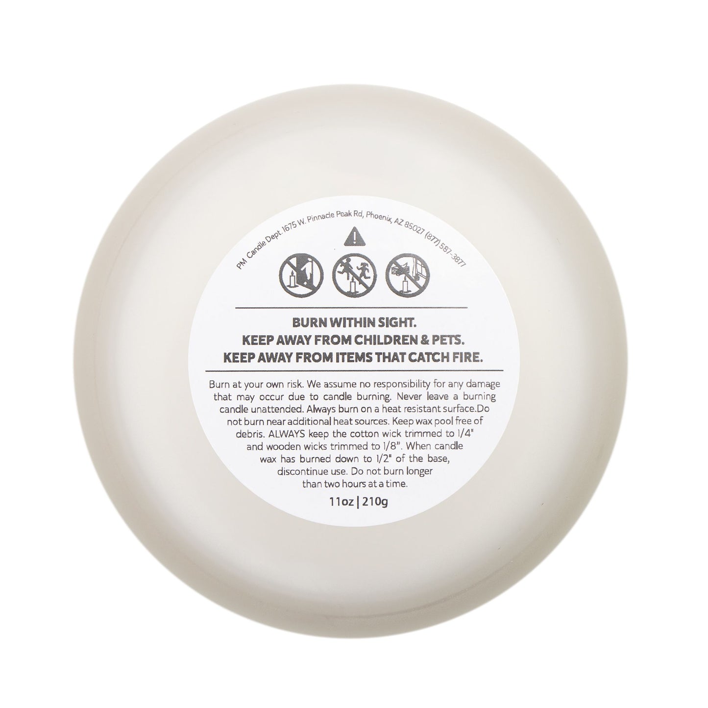 "Manifestor Human Design Candle – 11oz Frosted Glass Scented Candle for Mindfulness, Intention & Bold Energy"